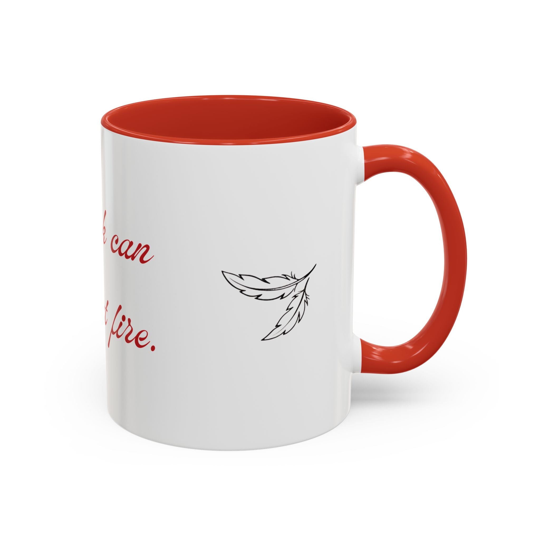 Inspirational Feather Coffee Mug