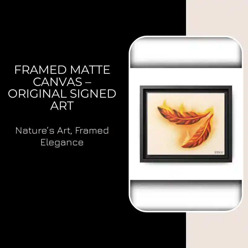 Framed Matte Canvas &ndash; Original Signed Art by@Outfy