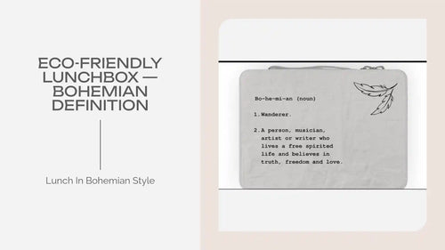 Eco-Friendly Lunchbox &mdash; Bohemian Definition by@Outfy