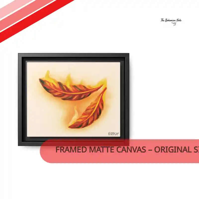 Framed Matte Canvas &ndash; Original Signed Art by@Outfy