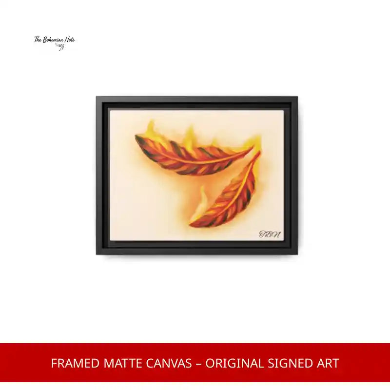 Framed Matte Canvas &ndash; Original Signed Art by@Outfy